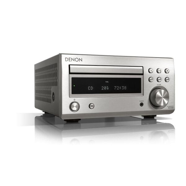 Denon RCD M 41 Micro HiFi CD&Bluetooth Receiver Silver