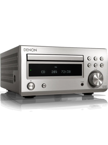 Denon RCD M 41 Micro HiFi CD&Bluetooth Receiver Silver