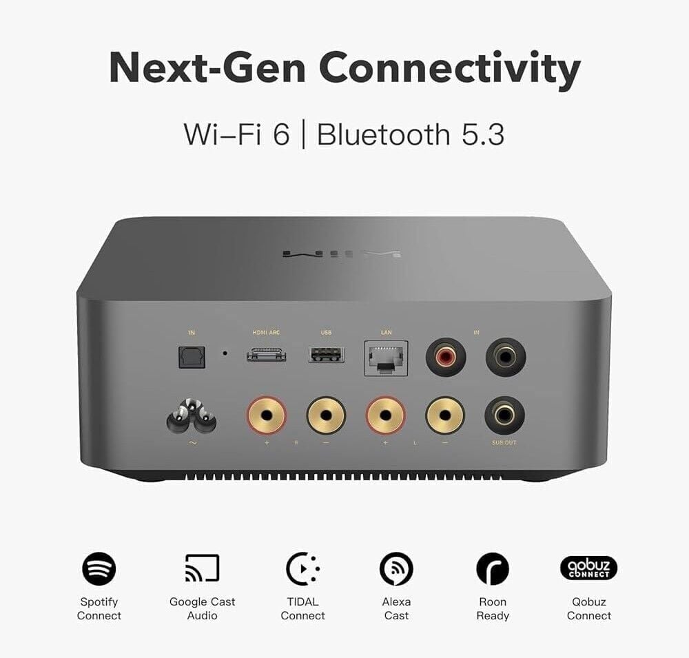 Wiim Amp Ultra Streaming Stereo Amplifier Space Grey | Network
