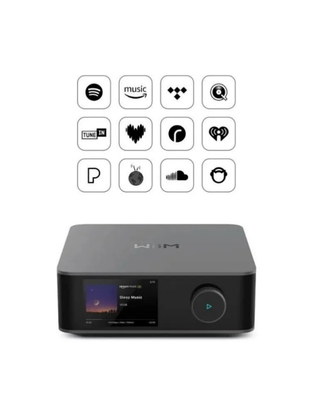 Wiim Amp Ultra Streaming Stereo Amplifier Space Grey