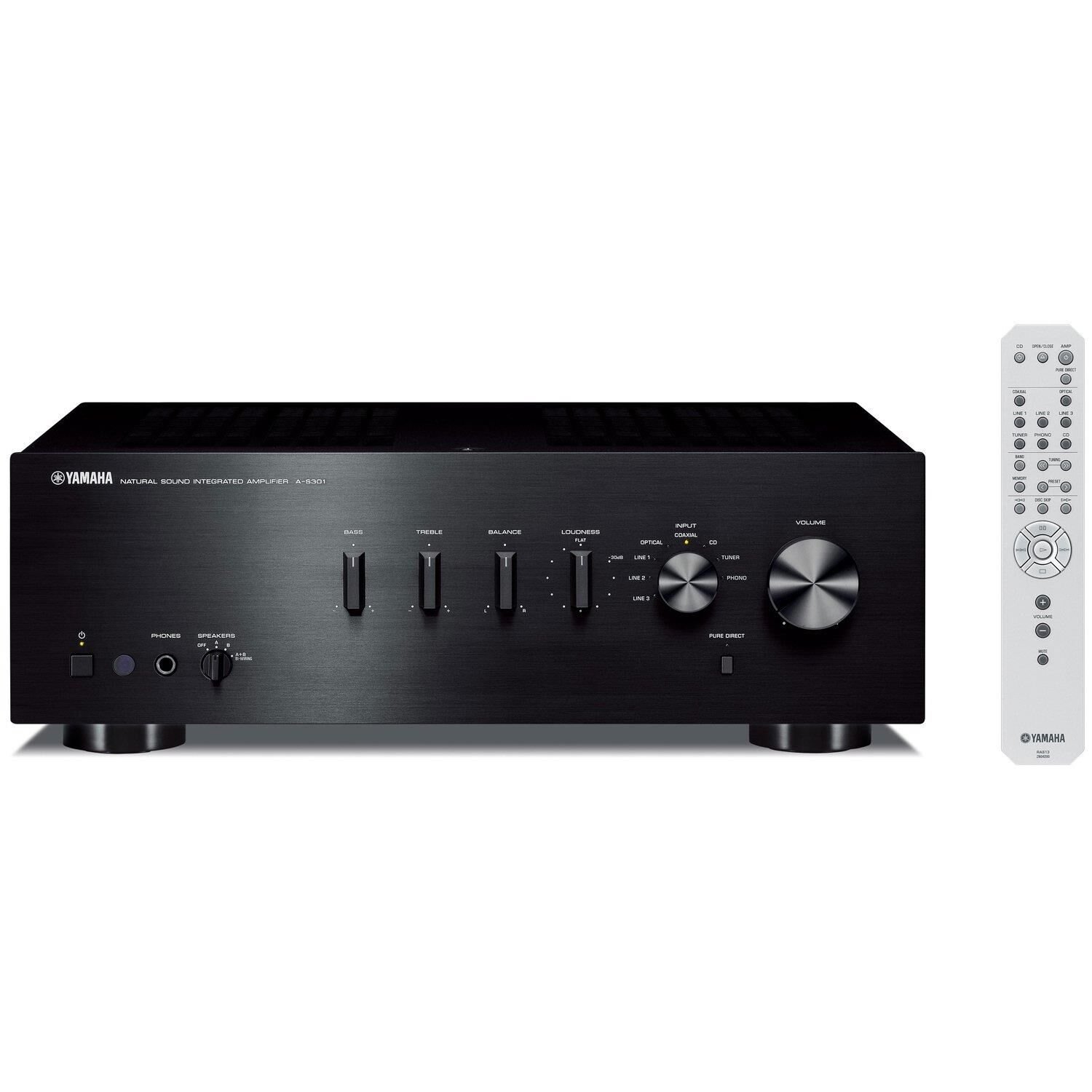 Yamaha A-S301 Stereo Amplifier / Siyah