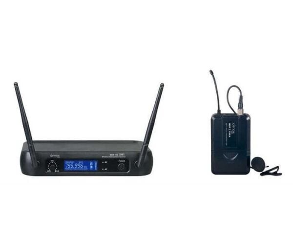 Denox MDR-210 Yaka UHF Band Kablosuz Yaka Mikrofon Seti