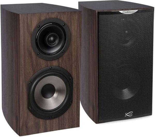 Cabasse Antigua MC170 Raf Tipi Pasif Hoparlör Çift Dark Oak