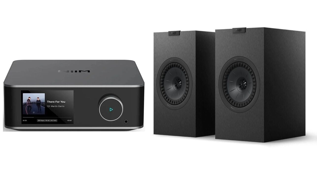 Wiim Amp Ultra&Kef Q3 Meta Network Müzik Sistemi