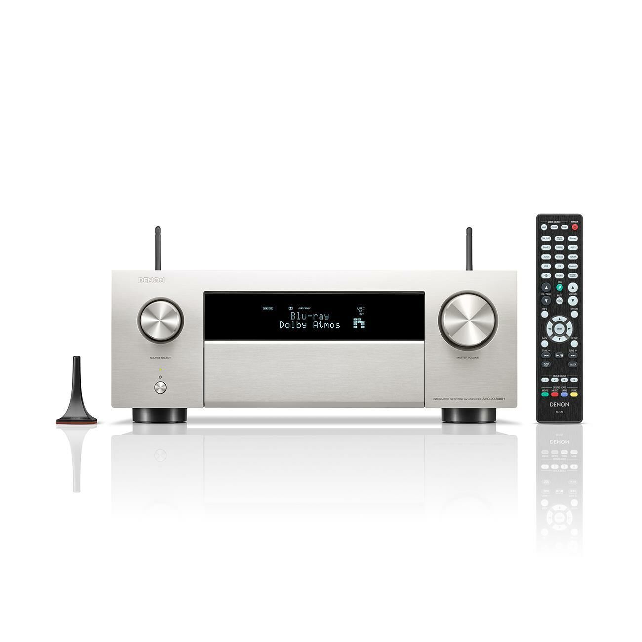 Denon AVC-X4800H 9.4 Ch 8K AV Amplifier Siver