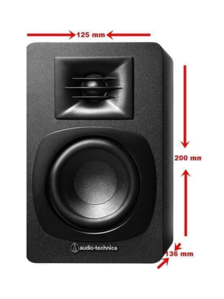 Audio-Technica AT-SP3X Bluetooth Aktif Hoparlör Çift Siyah