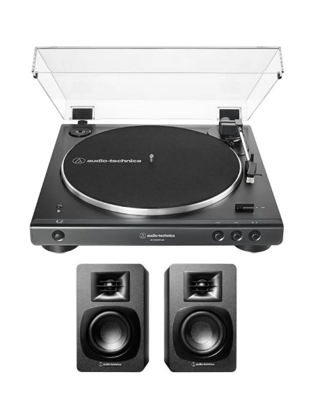 Audio-Technica AT-LP60XBTBK & AT-SP3X Pikap Müzik Sistemi