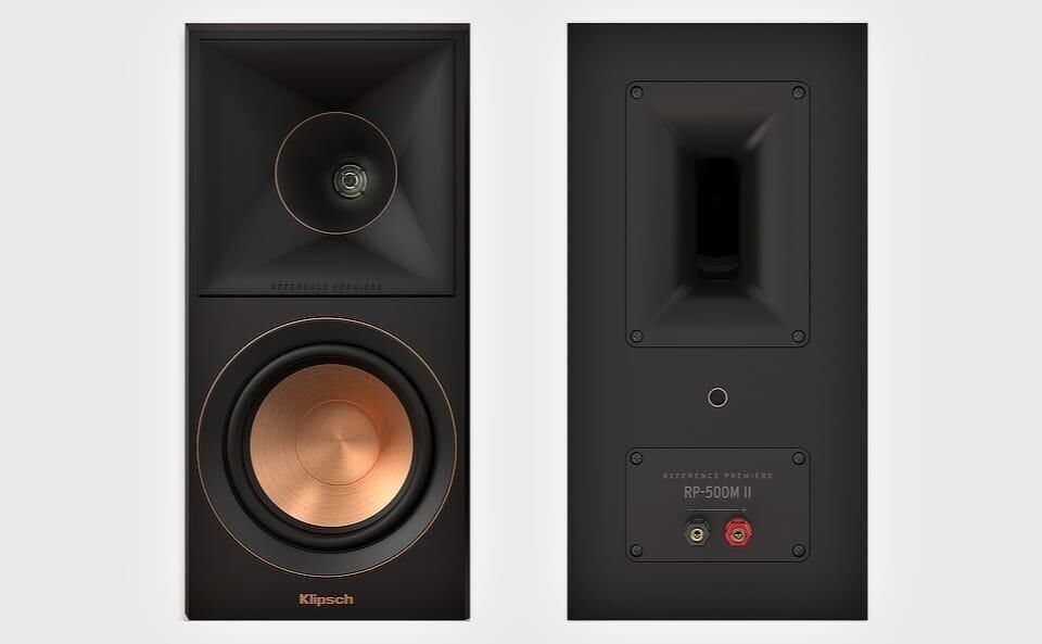 Klipsch RP-500M II Raf Tipi Pasif Hoparlör Çift Siyah