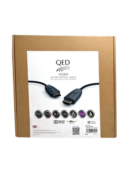 Qed QE-6187 PERFORMANCE OPTICAL HDMI LSZH 50 metre