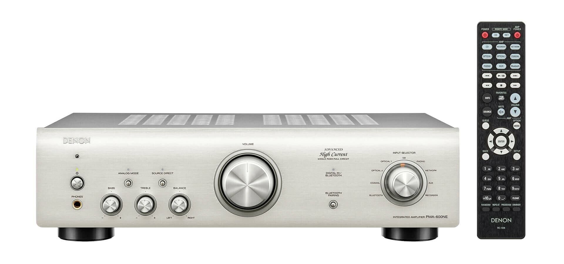 Denon PMA-600NE Integrated Amplifier and Bluetooth Gri