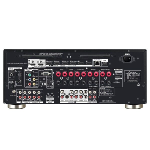 Pioneer VSX-LX505 120 Watt 9.2 Kanal Ev Sinema Amplifikatörü