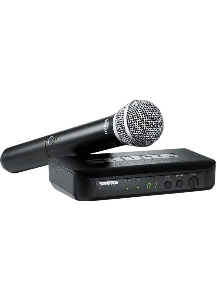 Shure BLX24/PG58 PG58-H8E özellikli Kablosuz Vokal Sistemi