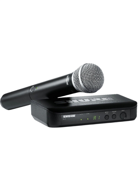 Shure BLX24/PG58 PG58-H8E özellikli Kablosuz Vokal Sistemi