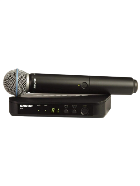 Shure BLX24/B58-H8E Beta 58A Özellikli Kablosuz Ses Sistemi