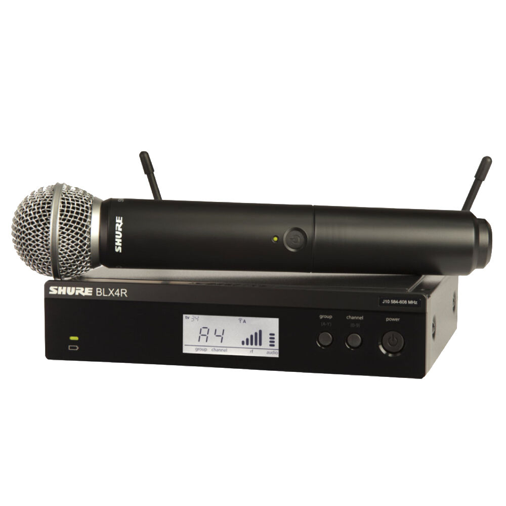 Shure BLX24R/SM58-H8E SM58 özellikli Kablosuz Rack Tipi Vokal Sistemi