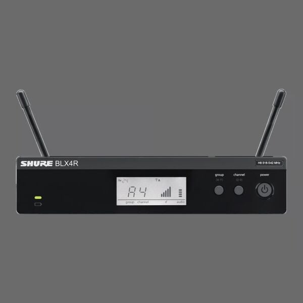 Shure BLX24R/SM58-H8E SM58 özellikli Kablosuz Rack Tipi Vokal Sistemi