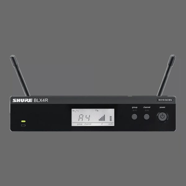 Shure BLX24R/SM58-H8E SM58 özellikli Kablosuz Rack Tipi Vokal Sistemi