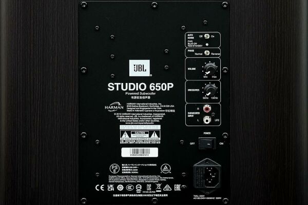Jbl Studio 650P Subwoofer,Dark Wood